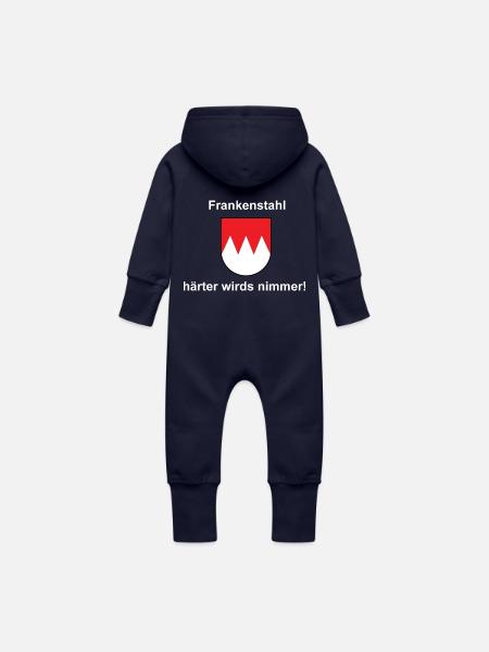 Frankenstahl - Baby Bio Sweat Overall mit Kapuze - Navy