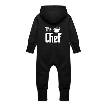 cuisine - Grenouillère à capuche bio en molleton Bébé - vanille - Dos