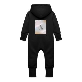 SOYEZ TOUJOURS VOUS-MÊME - Grenouillère à capuche bio en molleton Bébé - vanille - Dos