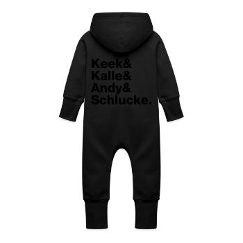 BANG BANG BOOM CARACTÈRE - Grenouillère à capuche bio en molleton Bébé - vanille - Dos