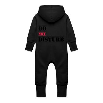 Bitte nicht stören - Baby Bio Sweat Overall mit Kapuze -  - Hinten