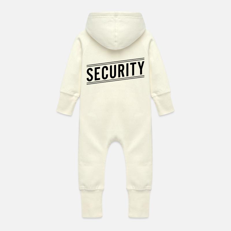 Security - Baby Bio Sweat Overall mit Kapuze - Vanille-Milchshake