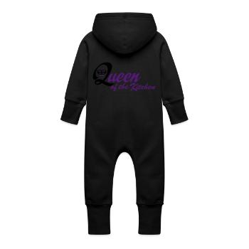 Chef - Grenouillère à capuche bio en molleton Bébé - vanille - Dos