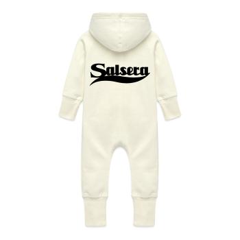 Salsera - Salsa Dance Shirt - Grenouillère à capuche bio en molleton Bébé - vanille - Dos