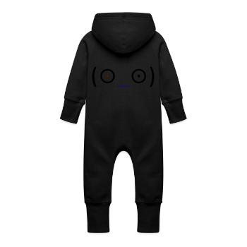 Überrascht? Wir auch! 😳 - Baby Bio Sweat Overall mit Kapuze - Vanille-Milchshake - Hinten