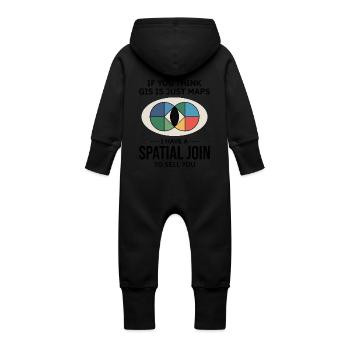 GIS Spatial Join Map Datenanalyse - Baby Bio Sweat Overall mit Kapuze - Vanille-Milchshake - Hinten