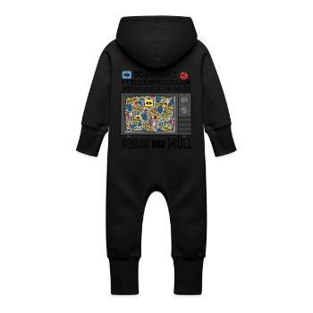 German TV - Advertising and garbage - Baby Organic Sweat Overalls With Hood - vanilla - Back