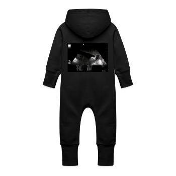 F**k - Baby Bio Sweat Overall mit Kapuze - Vanille-Milchshake - Hinten