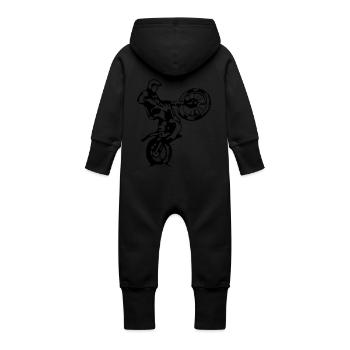pilote d'essai - Grenouillère à capuche bio en molleton Bébé - vanille - Dos