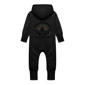 Enttäuschungen Die Menge von euch - Baby Bio Sweat Overall mit Kapuze - Vanille-Milchshake - Hinten
