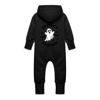Saison effrayante - Grenouillère à capuche bio en molleton Bébé - vanille - Dos