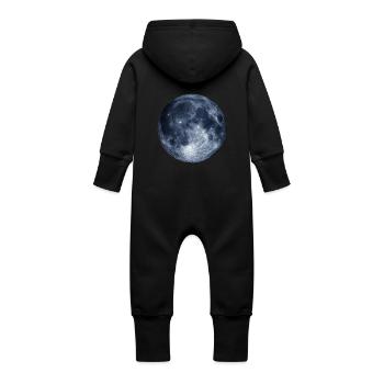 T-Shirt  Men - Grenouillère à capuche bio en molleton Bébé - vanille - Dos