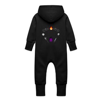 Hell club - Baby Bio Sweat Overall mit Kapuze - Vanille-Milchshake - Hinten