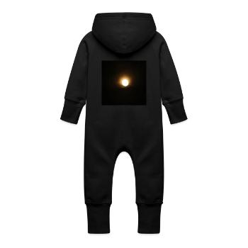 Mond - Baby Bio Sweat Overall mit Kapuze - Vanille-Milchshake - Hinten