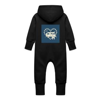 Découvrez notre chemise Camperliebe 50+ de haute qualité - Grenouillère à capuche bio en molleton Bébé - vanille - Dos