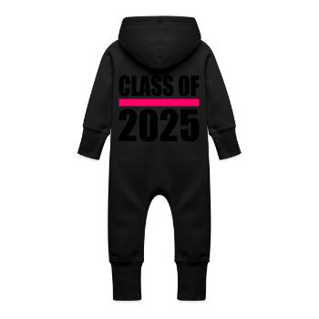 Class of 2025 - Baby Bio Sweat Overall mit Kapuze - Vanille-Milchshake - Hinten