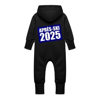 Après-ski 2025 - Grenouillère à capuche bio en molleton Bébé - vanille - Dos