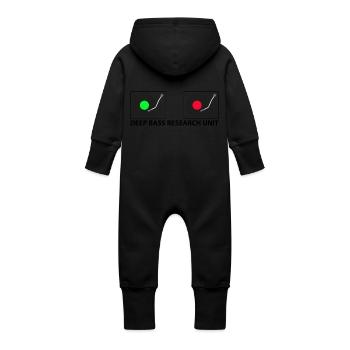 Deep Bass - Baby Bio Sweat Overall mit Kapuze - Vanille-Milchshake - Hinten