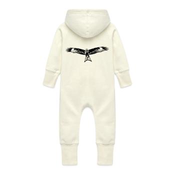 Falke - Baby Bio Sweat Overall mit Kapuze - Vanille-Milchshake - Hinten