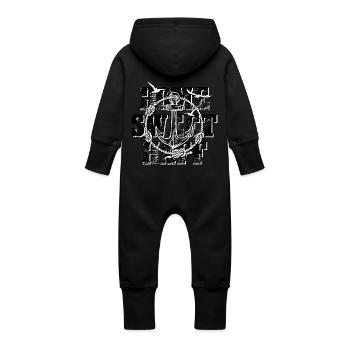 Home Sweet Haff - Grenouillère à capuche bio en molleton Bébé - vanille - Dos