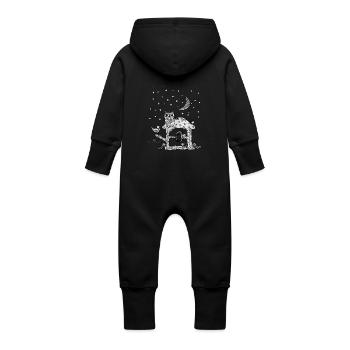 Magic Gate Fieri - Le gardien d'Orbis - Grenouillère à capuche bio en molleton Bébé - vanille - Dos