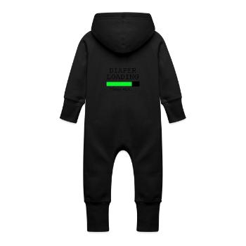 diaper loading - Grenouillère à capuche bio en molleton Bébé - vanille - Dos