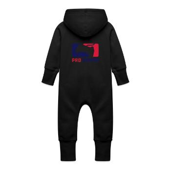 Pro Gamer - Grenouillère à capuche bio en molleton Bébé - vanille - Dos