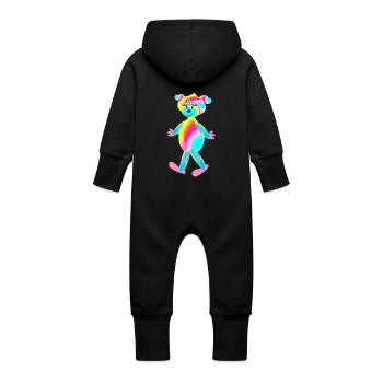 Regenbogenpaul - Petits animaux - Enfants - Grenouillère à capuche bio en molleton Bébé - vanille - Dos