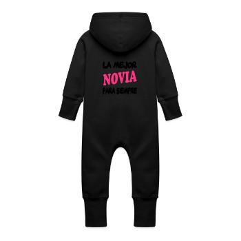 La mejor novia para siempre 111 - Baby Bio Sweat Overall mit Kapuze - Vanille-Milchshake - Hinten