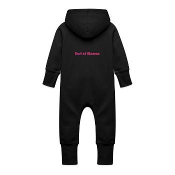 HAPPY MOTHER'S DAY. MOM. MOTHER's DAY - Baby Organic Sweat Overalls With Hood - vanilla - Back