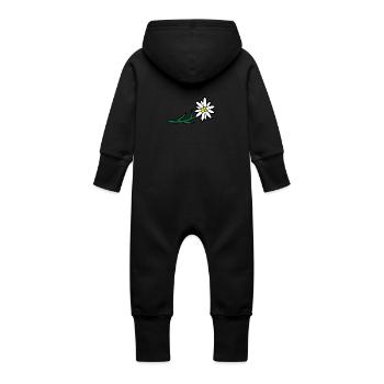 Blumen und Kräuter: Edelweiss - Baby Organic Sweat Overalls With Hood -  - Back