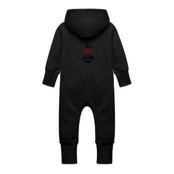 KÖLN KÖLLE KÖLSCH COLONIA KINDER COLLECTION - Baby Bio Sweat Overall mit Kapuze - Vanille-Milchshake - Hinten