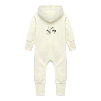 Keep it simple camping - Baby Bio Sweat Overall mit Kapuze - Vanille-Milchshake - Hinten