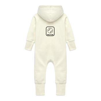 Pelote Basque Pelotari Sport Sportif - Grenouillère à capuche bio en molleton Bébé - vanille - Dos