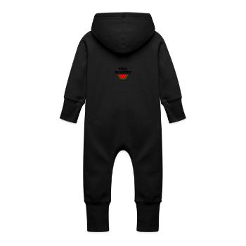 Free palestine - Grenouillère à capuche bio en molleton Bébé - vanille - Dos