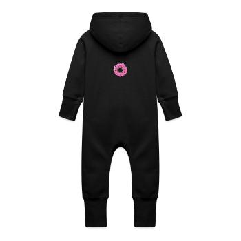 donut - Baby Bio Sweat Overall mit Kapuze - Vanille-Milchshake - Hinten