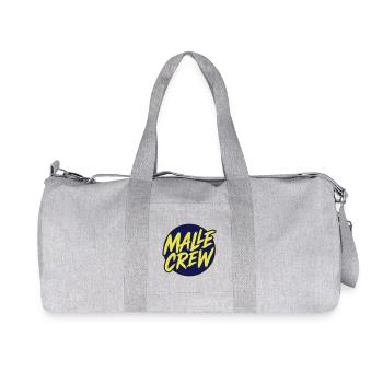 Malle Crew - Recycelte Canvas-Sporttasche von Stanley/Stella - Grau meliert - Vorne