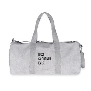 Meilleur jardinier - Sac de sport en toile recyclée Stanley/Stella - gris chiné - Devant