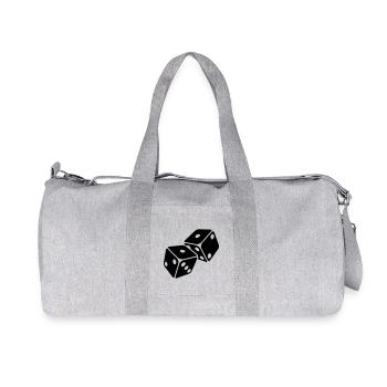 Dice 1er Pasch - Sac de sport en toile recyclée Stanley/Stella - gris chiné - Devant