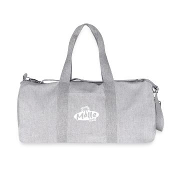 Malle 2025 - Recycelte Canvas-Sporttasche von Stanley/Stella - Grau meliert - Vorne