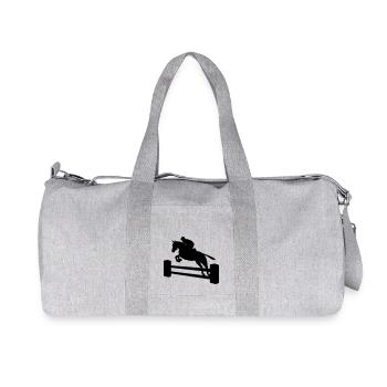 Show jumper unicolored - Recycled Canvas Sports Bag by Stanley/Stella - heather grey - Front
