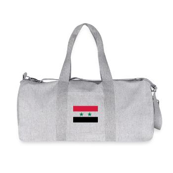 Syria flag / Drapeau Syrie - Sac de sport en toile recyclée Stanley/Stella - gris chiné - Devant