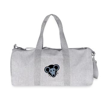 Trou de souris Trou de souris Trou de souris Peeps Mignon Drôle Bande dessinée - Sac de sport en toile recyclée Stanley/Stella - gris chiné - Devant