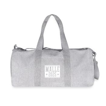Malle 2025 - Sac de sport en toile recyclée Stanley/Stella - gris chiné - Devant