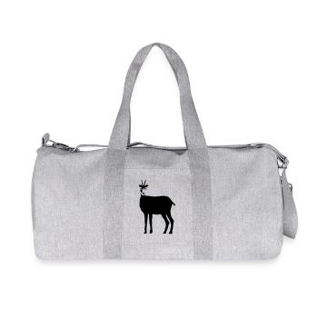 Le Chamois (Vector) - Sac de sport en toile recyclée Stanley/Stella - gris chiné - Devant