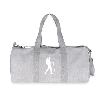 hiker - wanderer - Recycelte Canvas-Sporttasche von Stanley/Stella - Grau meliert - Vorne
