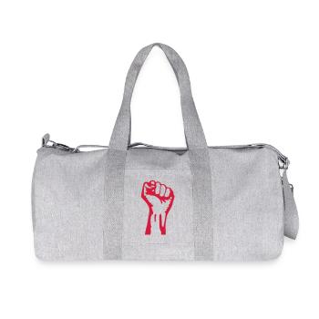1 color - against capitalism working class war - Sac de sport en toile recyclée Stanley/Stella - gris chiné - Devant