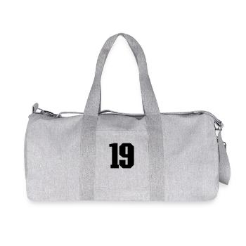 Corum 19 - Recycelte Canvas-Sporttasche von Stanley/Stella - Grau meliert - Vorne