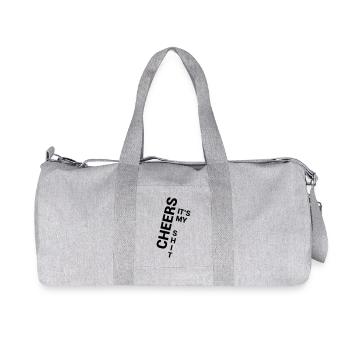 My Shit - Recycelte Canvas-Sporttasche von Stanley/Stella - Grau meliert - Vorne