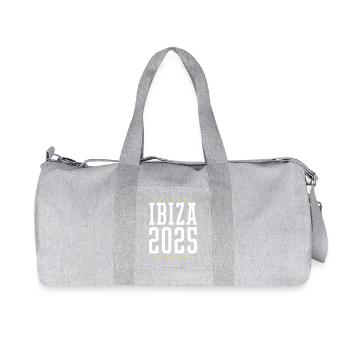 Ibiza 2025 - Recycled Canvas Sports Bag by Stanley/Stella - heather grey - Front